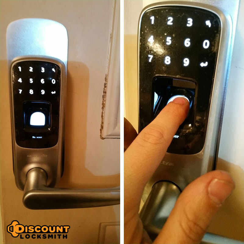 Electronic door lock with keypad